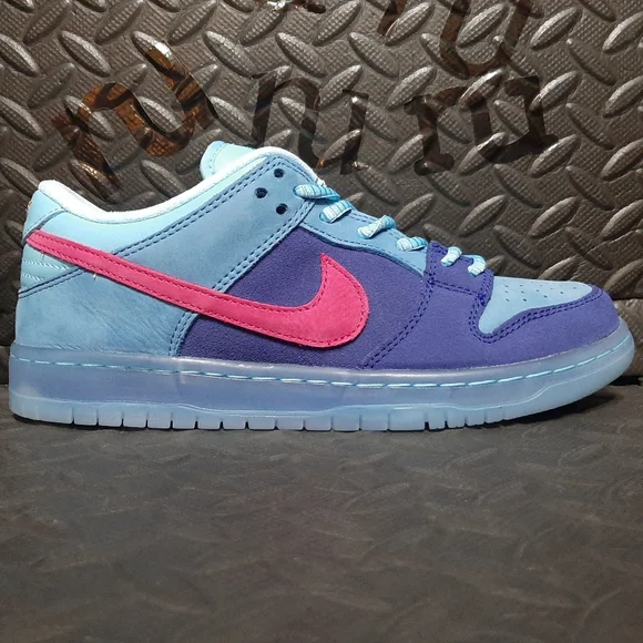 Purple Nike Sb Blue And Pink Nike Shoes Nike Sb Dunk Low Run The